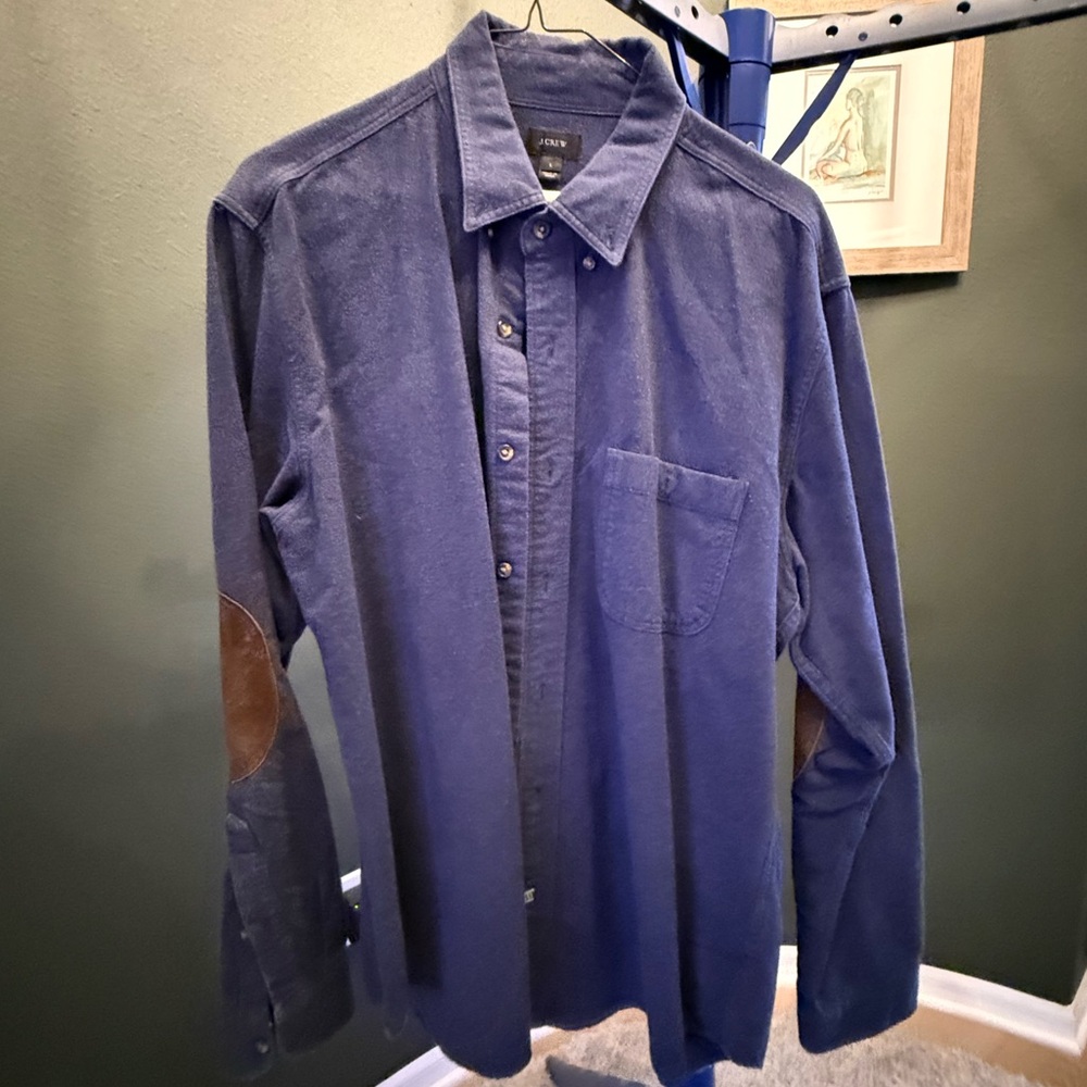 J crew men’s size large heavy button down